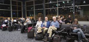 Melbourne Airport awaiting departure